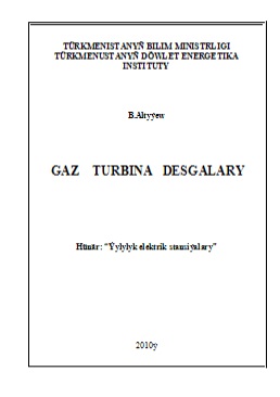 Gaz turbina desgalary